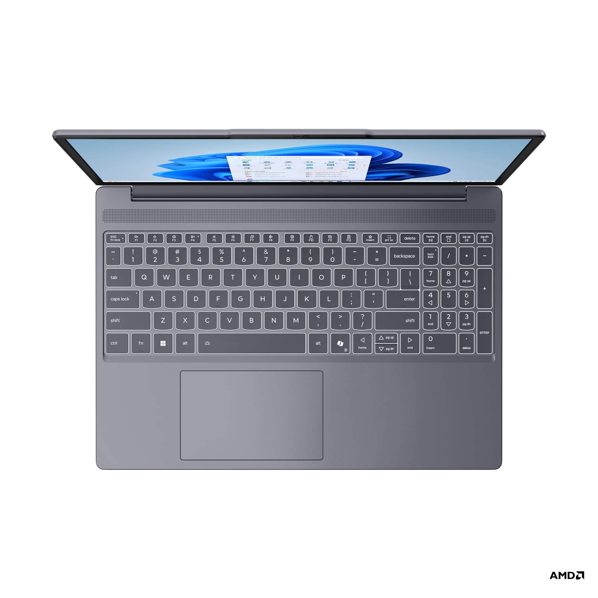 Lenovo IdeaPad Slim 3 Laptop 15.3" WUXGA AMD Ryzen 5 150 512GB SSD 16GB RAM Windows 11 Luna Grau