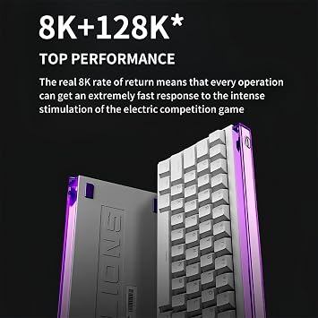 FKZ X MADLIONS Nano 68 Rapid Trigger RGB Gaming Keyboard,Adjustable Actuation Hall Effect Magnetic Switch 65% Wired Mechanical Keyboard,8K Hz Polling Rate for PC/Mac Gamer (Magnetic Pro Switch)