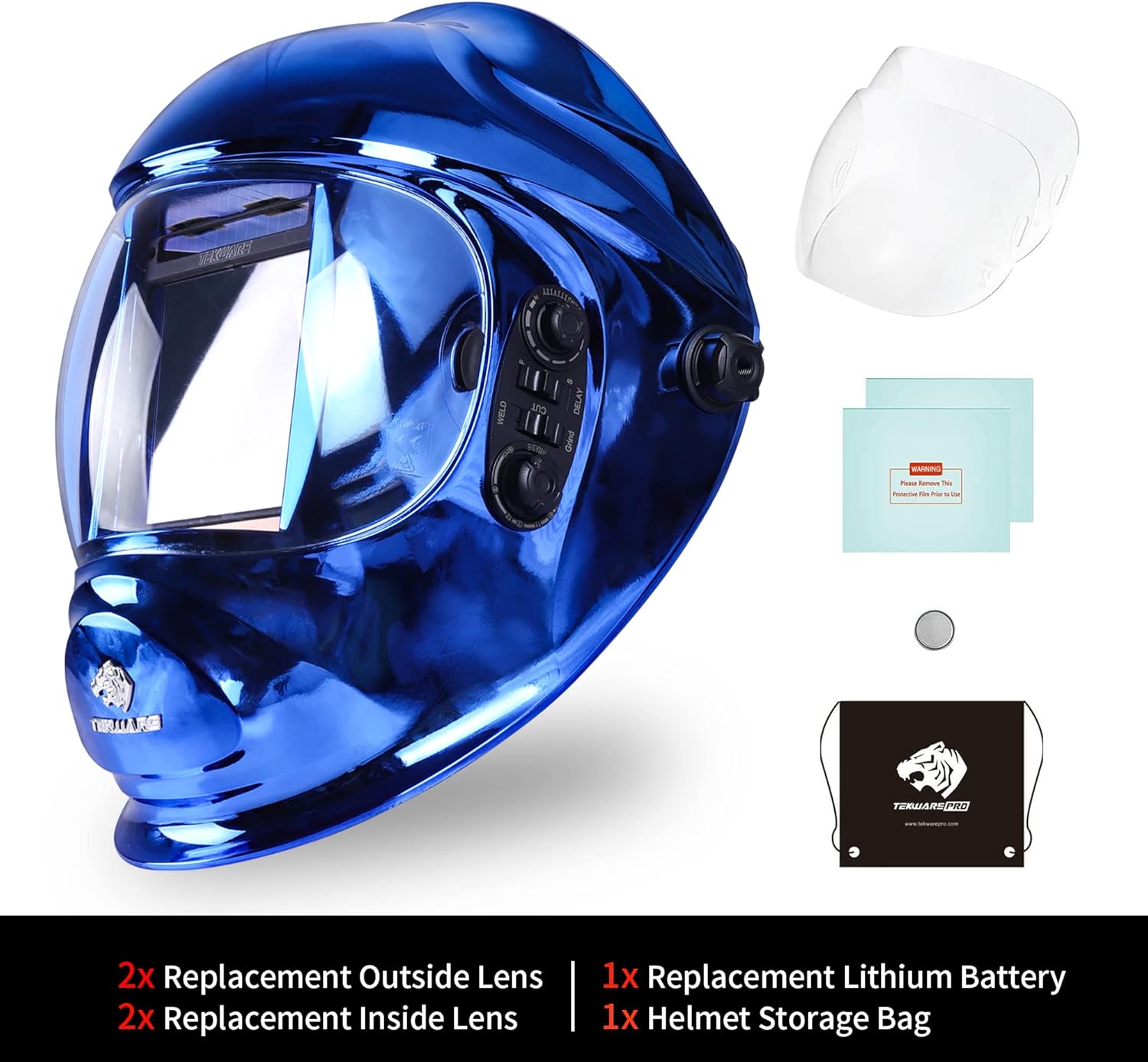Welding Helmet Kit with Multiple Accessories