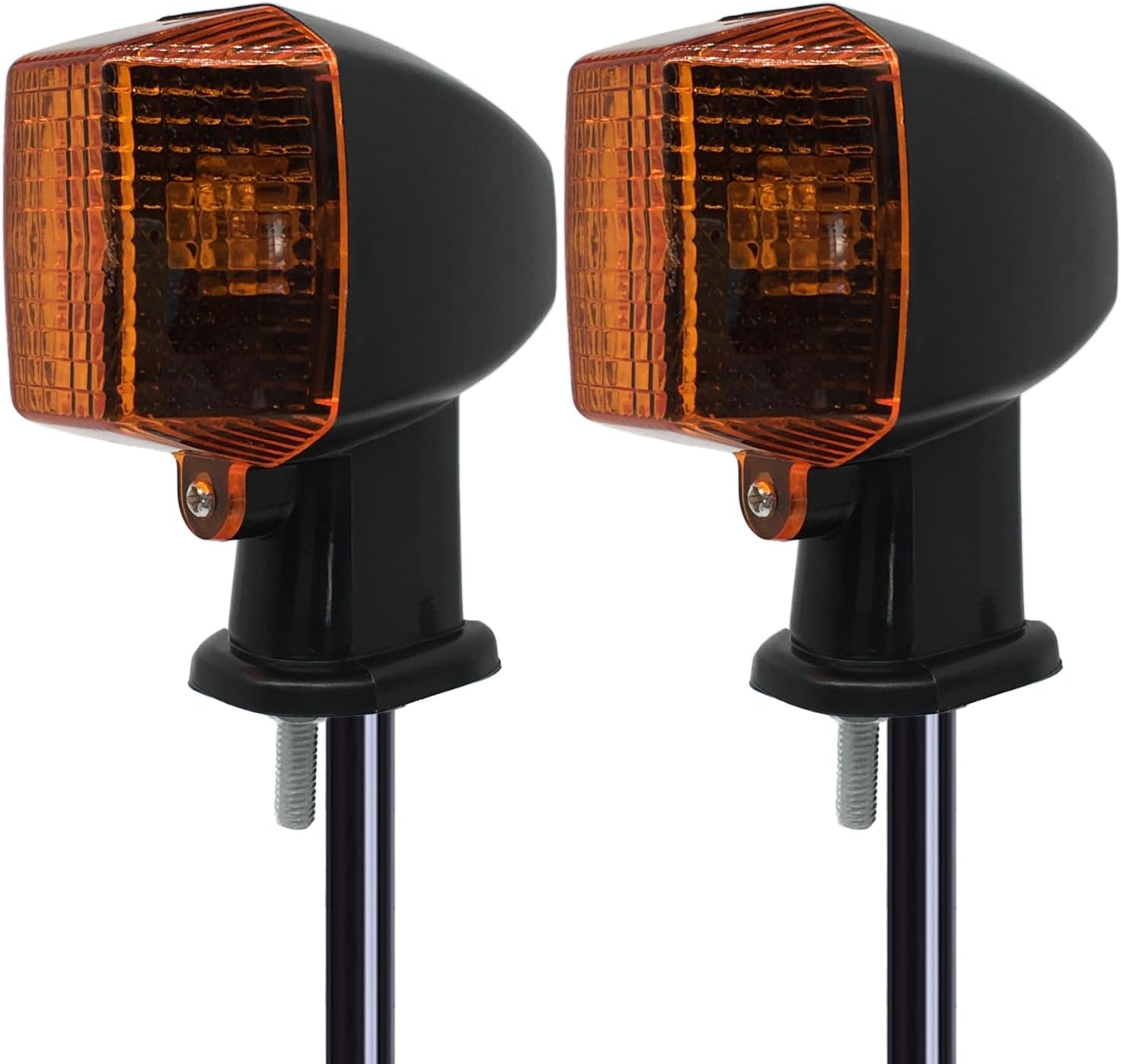 2Pcs Motorcycle Turn Signal Light Front Or Rear Indicator Winker Lamp Compatible With KAWASAK KLE 250/400/500 ZXR250 ZXR400 ZXR750 ZXR 900 ZRX1100 ZRX1200 R/S