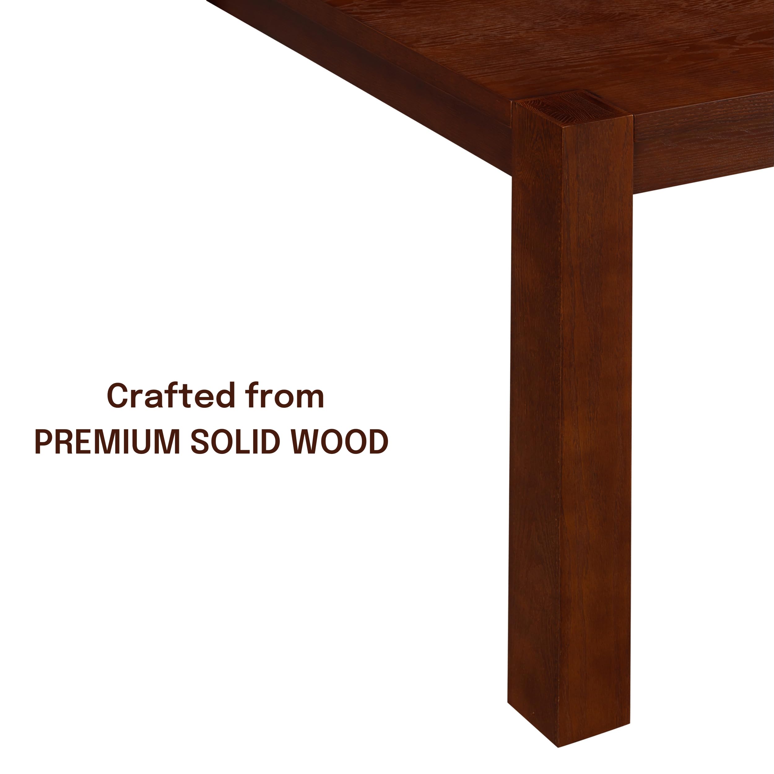 Amazon.com - NTC Block 55 Inch Modern Farmhouse Dining Table