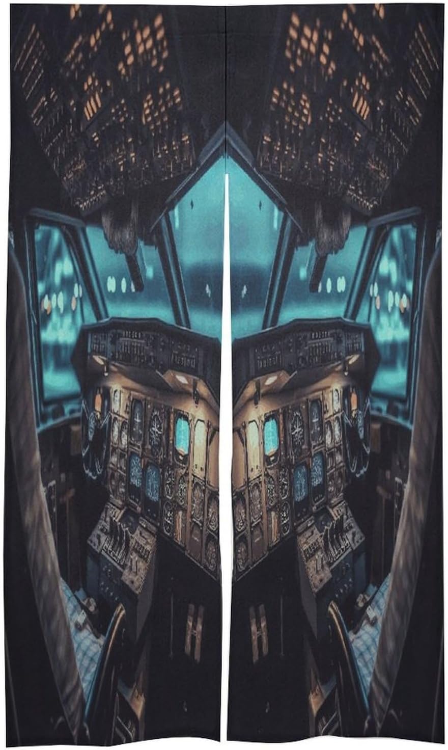 Airplane Door Curtain Printed Doorway Noren Japanese Style Doorway Room Divider Curtains for Privacy Partition Divider Kitchen Home Decorations Wall Hanging