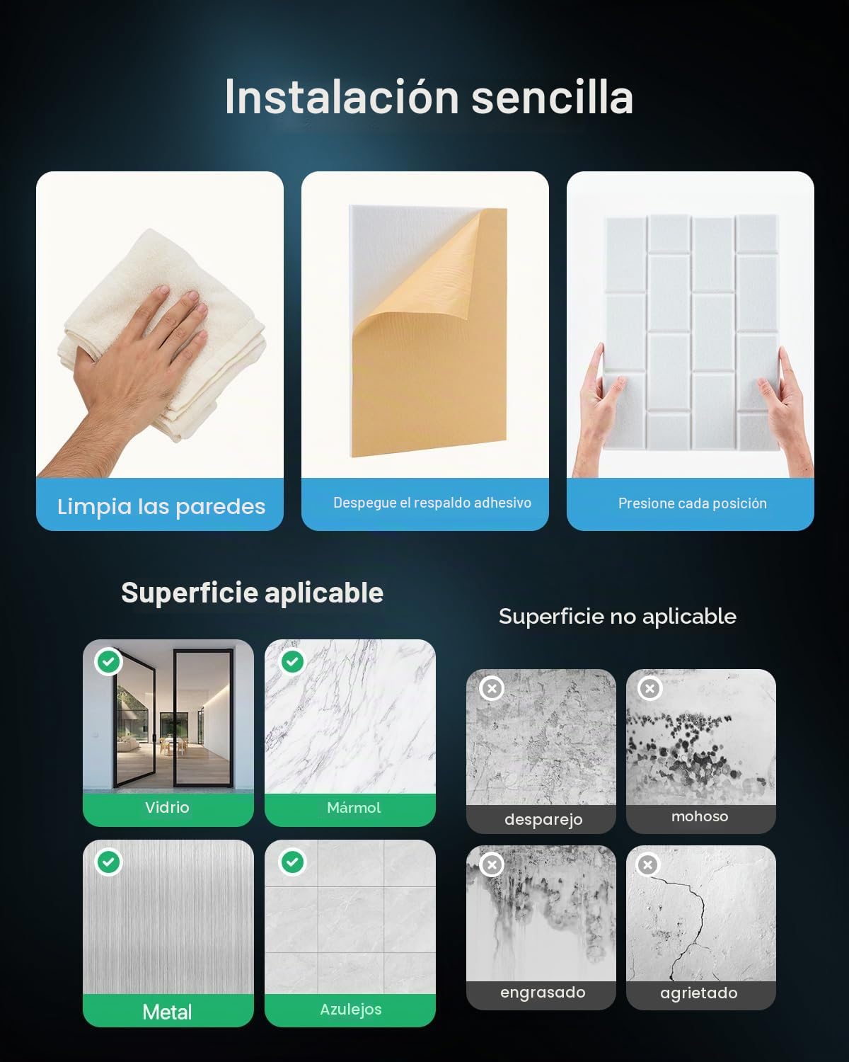 Soundsbay Paneles Acústicos Autoadhesivos Ladrillo 12 Piezas Beige | Aislamiento Acústico, Pared, para Tratamiento Decoración, Panel acustico, Espuma acustica 30x40x0.9cm