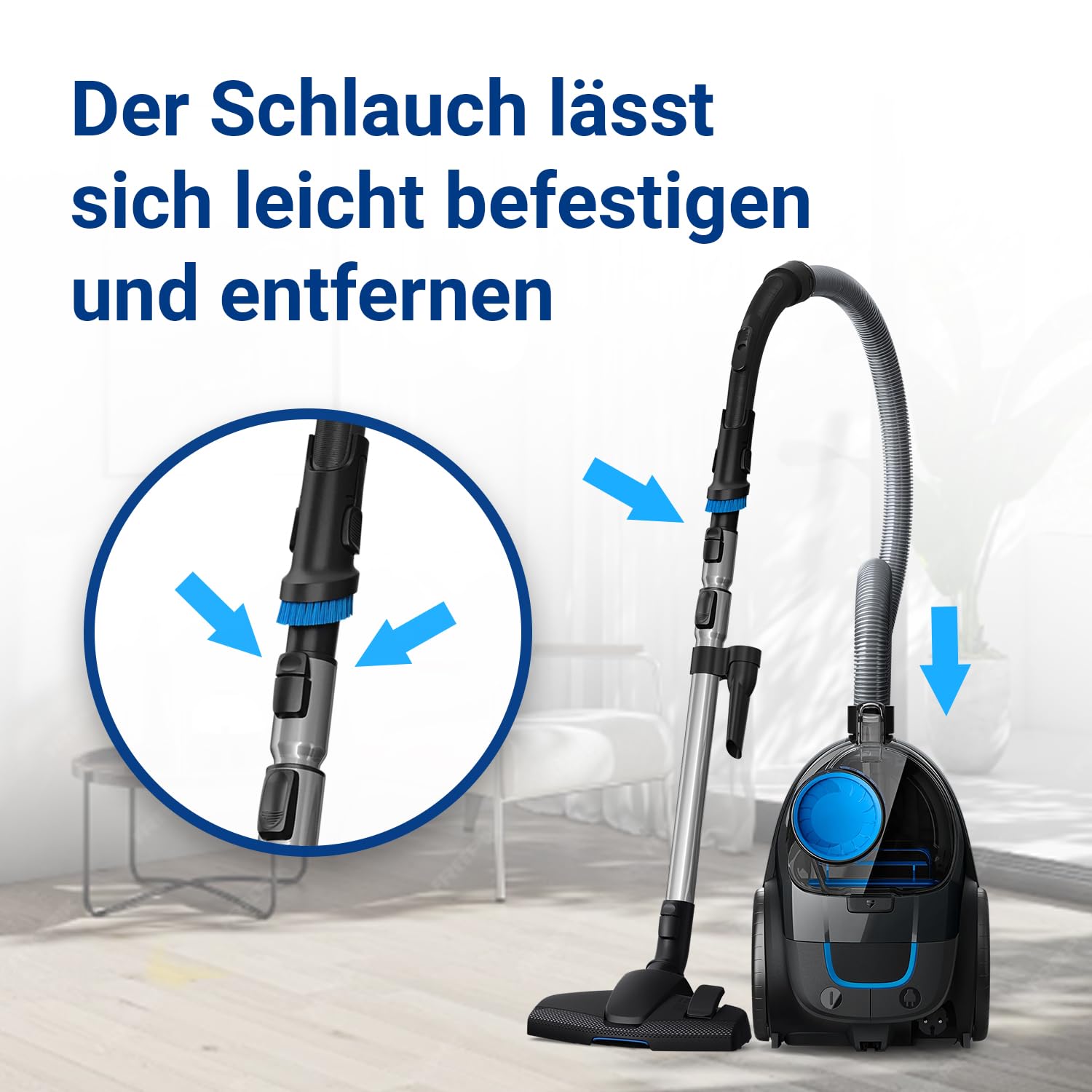 VIOKS Saugschlauch Staubsauger Ersatz für Philiрs CP0494 432200538251