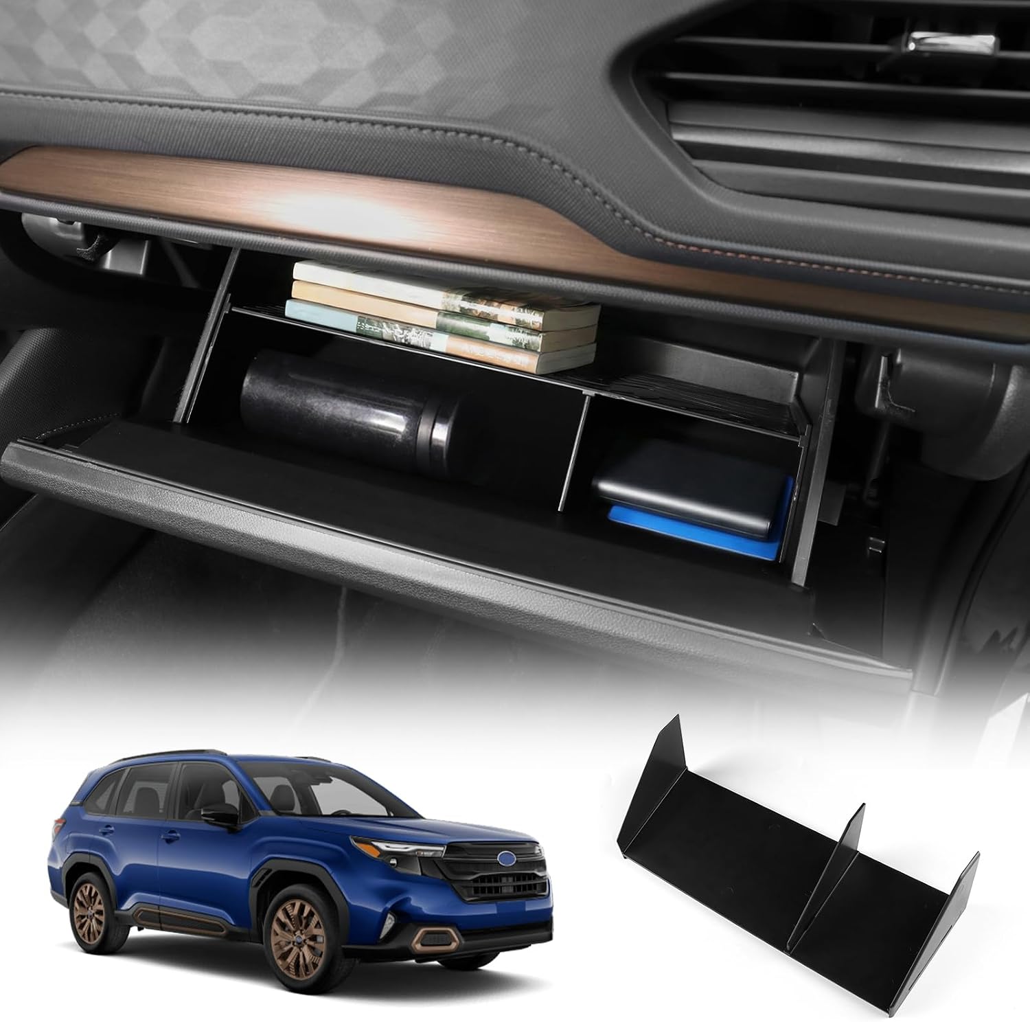Glove Box Organizer Divider for Subaru Forester 2019-2027