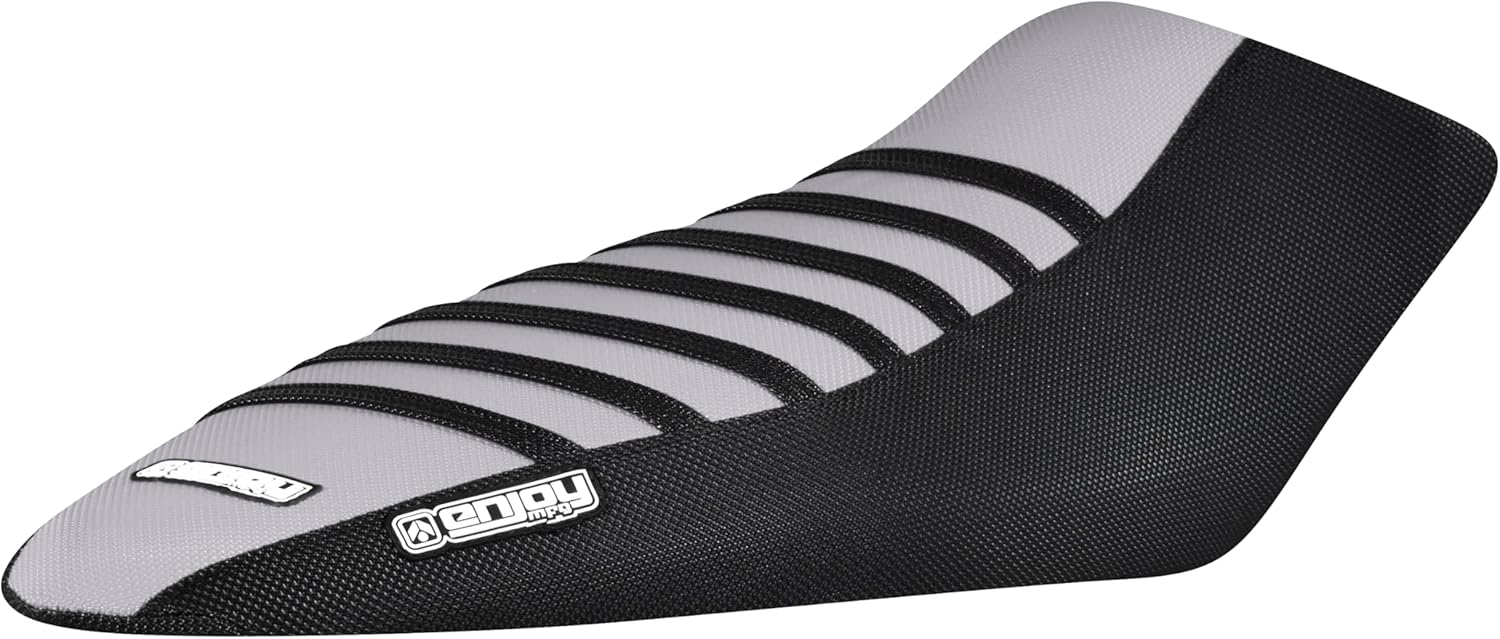 Enjoy Mfg Seat Cover - Compatible with Kawasaki 2017-2023 Z125 PRO #171 (Black Sides/Black Ribs) (Black/Green/Black)