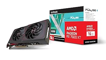 グラフィックボード・グラボ・ビデオカード Radeon RX 7600 XT STEEL LEGEND 16GB OC Amazon | SAPPHIRE PULSE RADEON RX 7600 XT GAMING OC 16GB