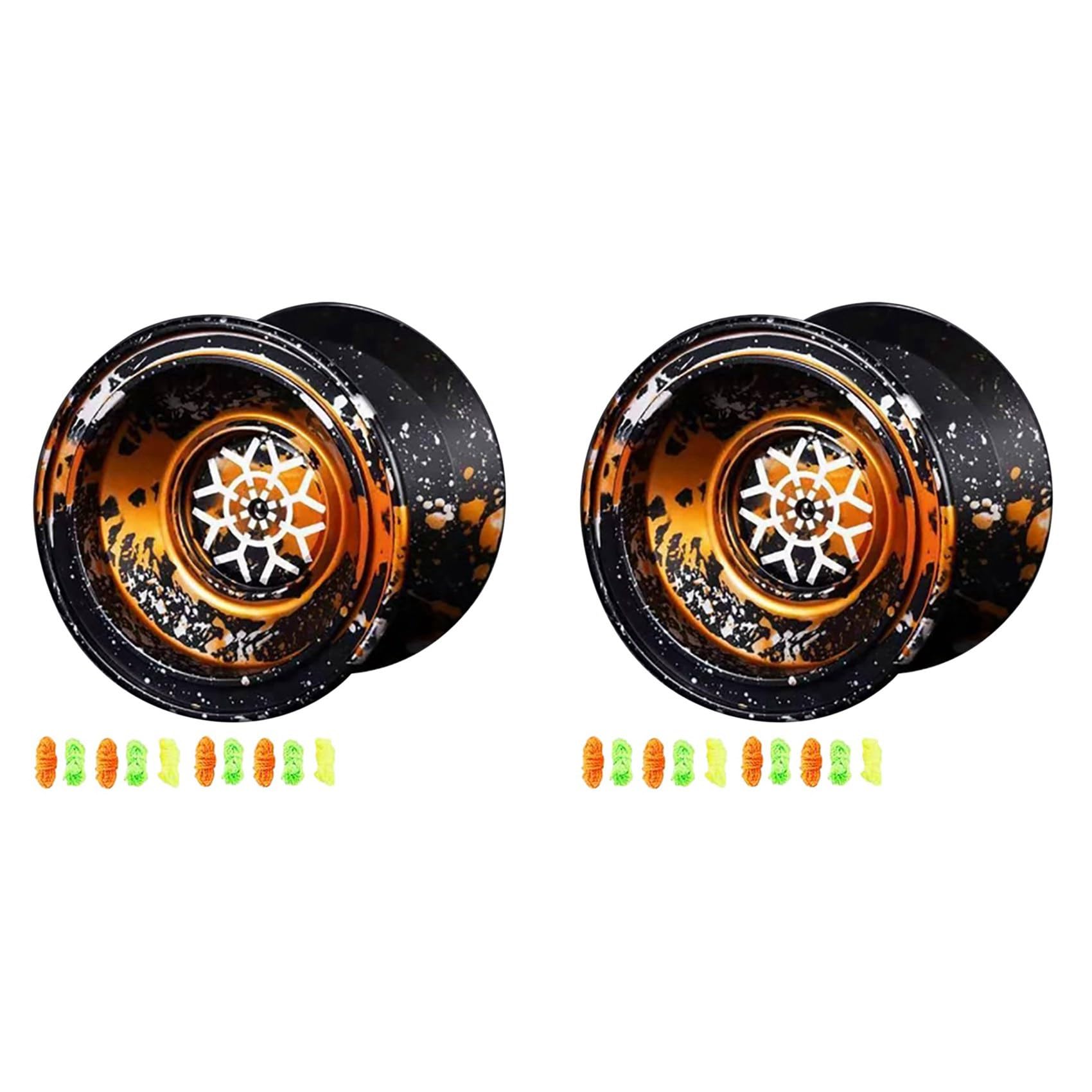 Yoyo Insensibile, Yoyo Professionale per Bambini, Palla Yo-Yo per Principianti in Alluminio per Giocatori Yoyo con 20 Corde Yo Yo