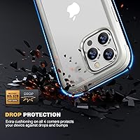Vista 3 de Diaclara Funda diseñada para iPhone 14 Pro Max de 6.7 pulgadas, funda de teléfono resistente de cuerpo completo con protector de pantalla