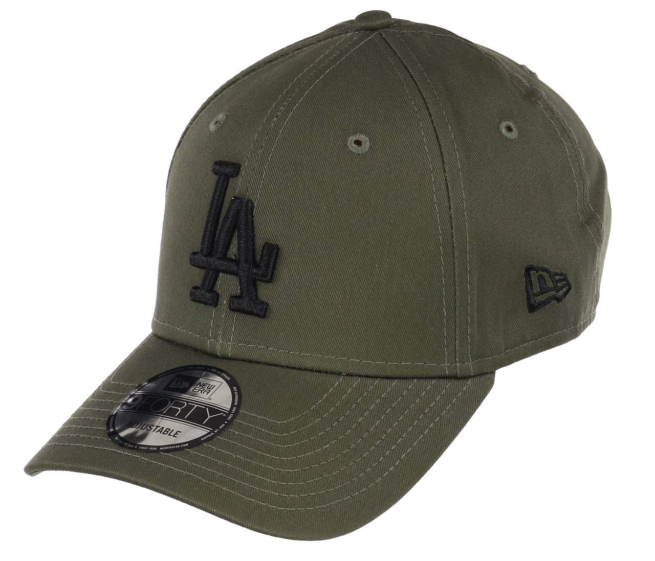 New Era Los Angeles Dodgers MLB League Essential Olive 9Forty Cap - One-Size