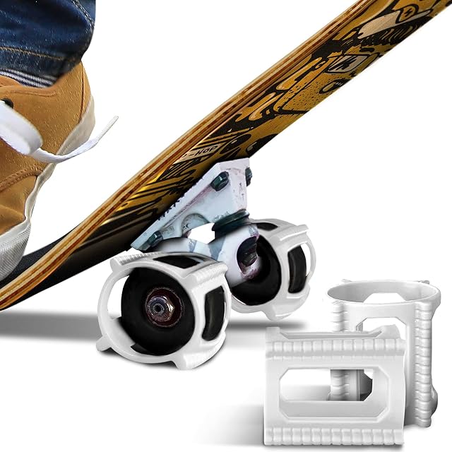 Skateboard Trick Trainer - The Fastest, Safest Way to Master New Tricks  Learn to Land Kickflips without the Pain  Great Gifts for Skaters of all Skill Levels - Easy to Use & Ultra-Durable