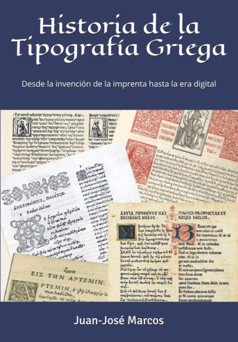 Livre de collection sur la typographie grecque et l'art de l'impression
