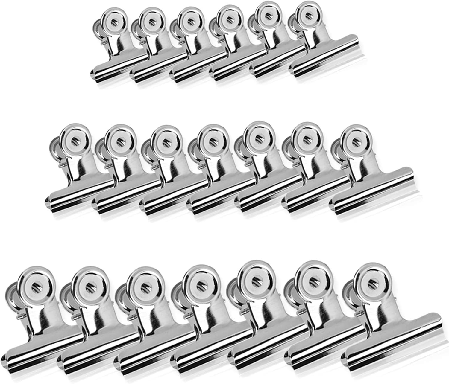 20 Pack Bulldog Clips, Stainless Steel Chip Clips Heavy