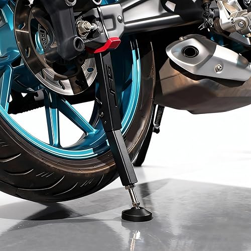 Soporte de elevación de ruedas de motocicleta, soporte delantero y trasero, fácil y portátil para la mayoría de ruedas de motocicleta