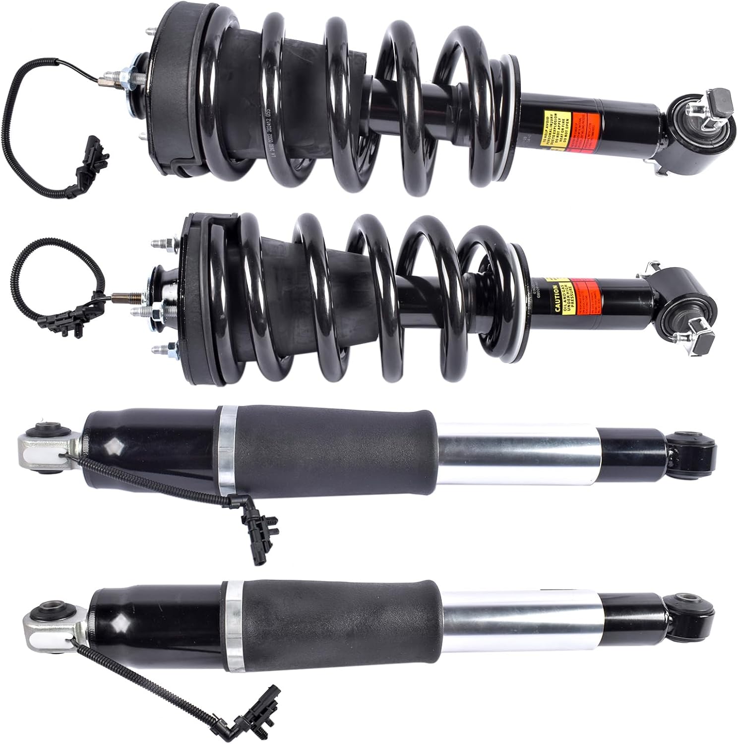 4Pcs Front & Rear Strut Shock Absorbers Replacement for Cadillac Escalade Chevy Suburban Tahoe GMC Yukon 2015-2020 84176631 84977478