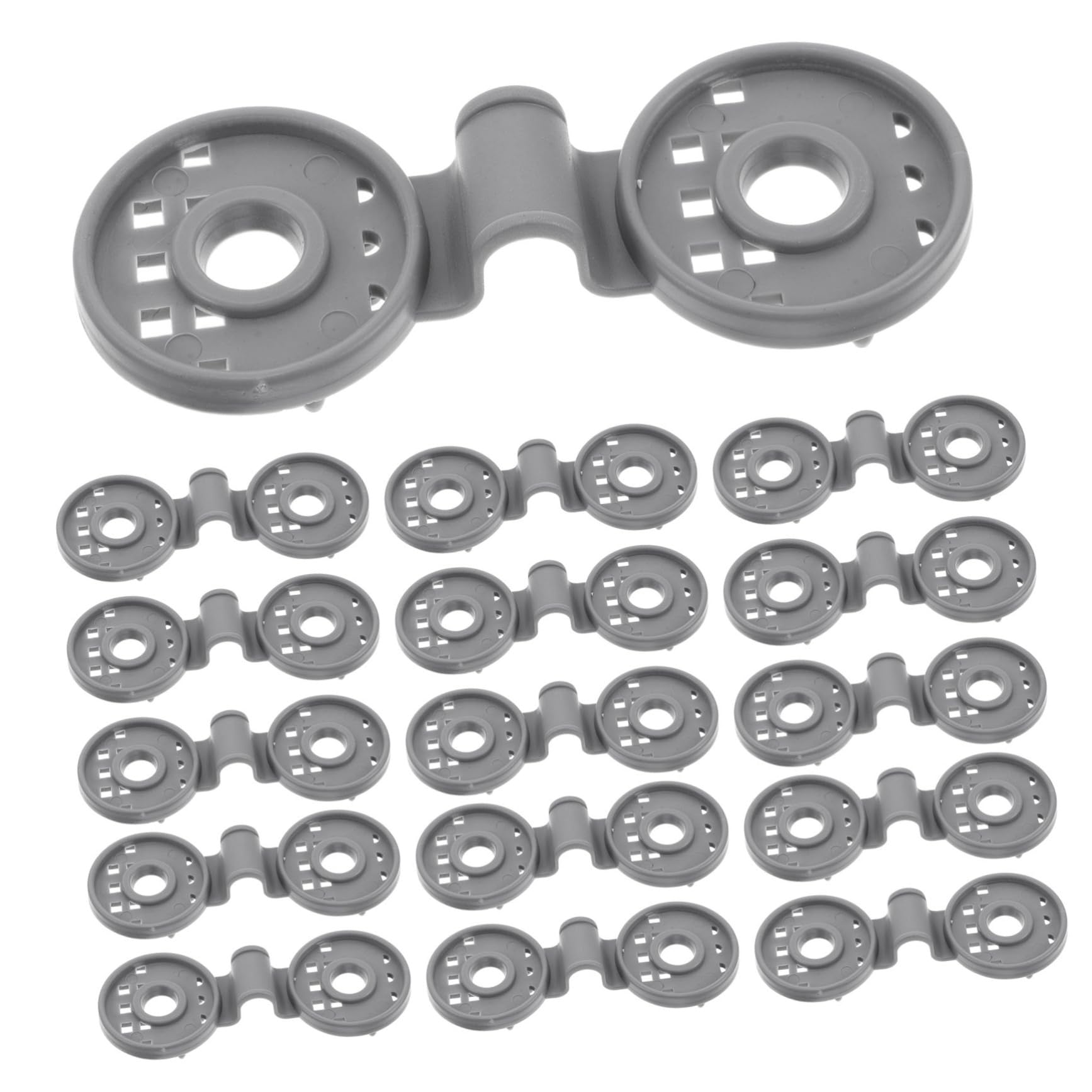 Cabilock Sunshade Net Clip 20pcs Round Plastic Buckle Clips Garden Net Fixing for Outdoor Use