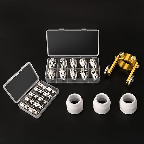 Miniatura 8 de AG60P Plasma Cutter Consumibles Corte Antorcha Punta Boquillas 40 PC Adecuado para AG60 WSD60 AG60P BTC500DP BTC650DP