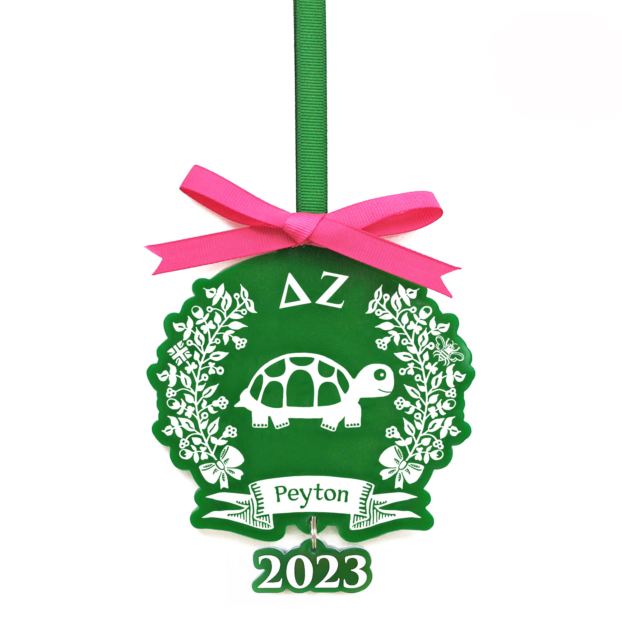 Delta Zeta Sorority Ornament
