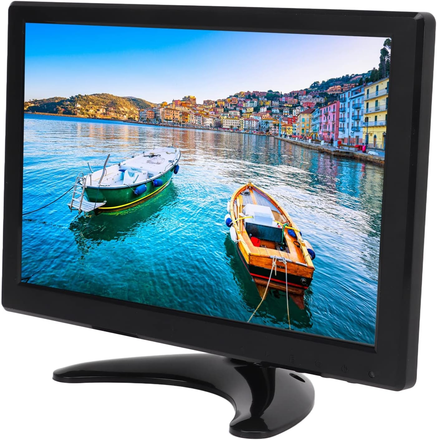 RTLR Gaming Display Screen, 10.1 Inch Portable LED TFT Computer Monitor Multiple Input Interface with USB Cable for Laptop (UK Plug Maximum 30W)