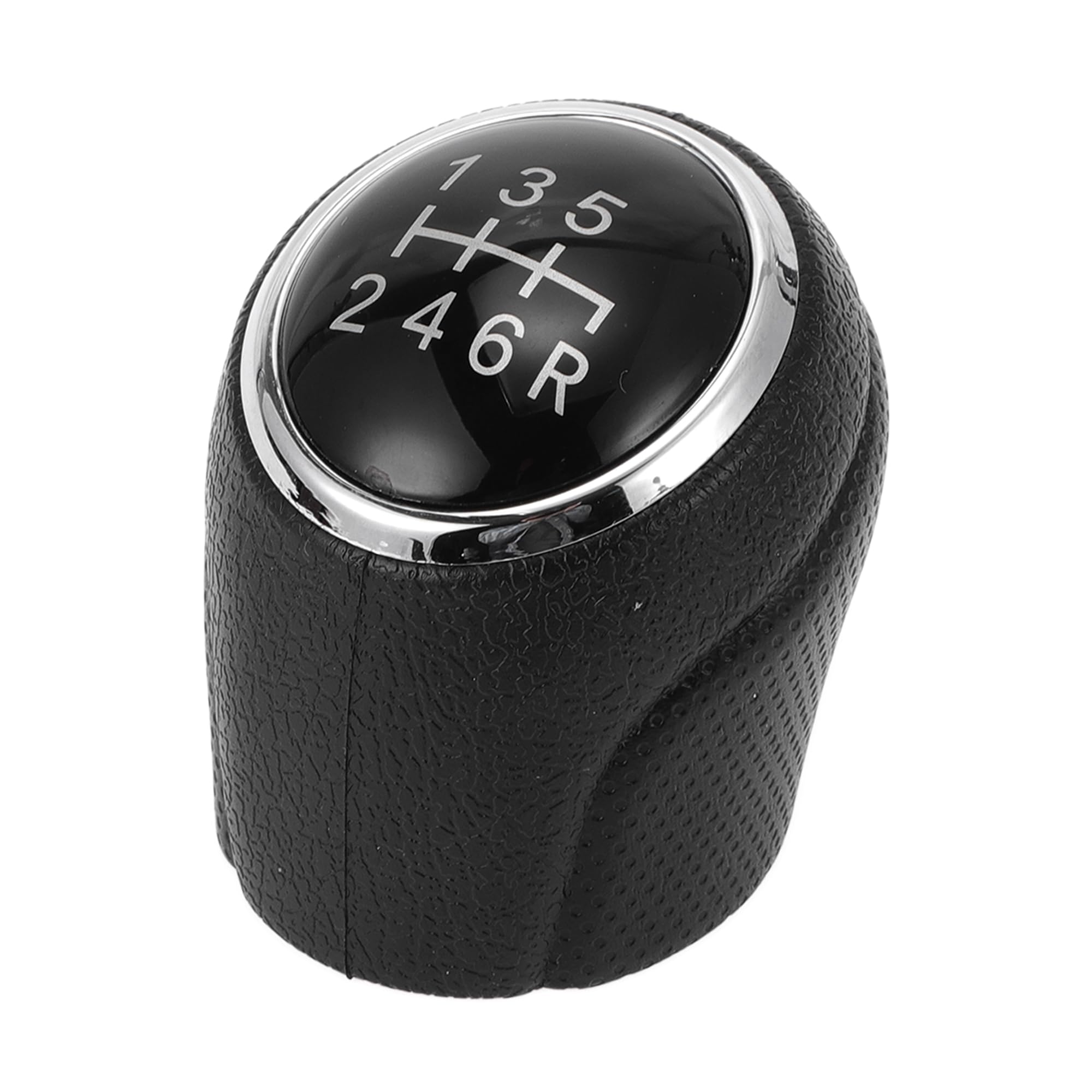 6 Speed Manual Gear Shift Knob, Front Automotive Gearbox Stick Shifter Lever Knob for Suzuki SX4 S-Cross 2016-2021 Plastic Black, 1 Pc