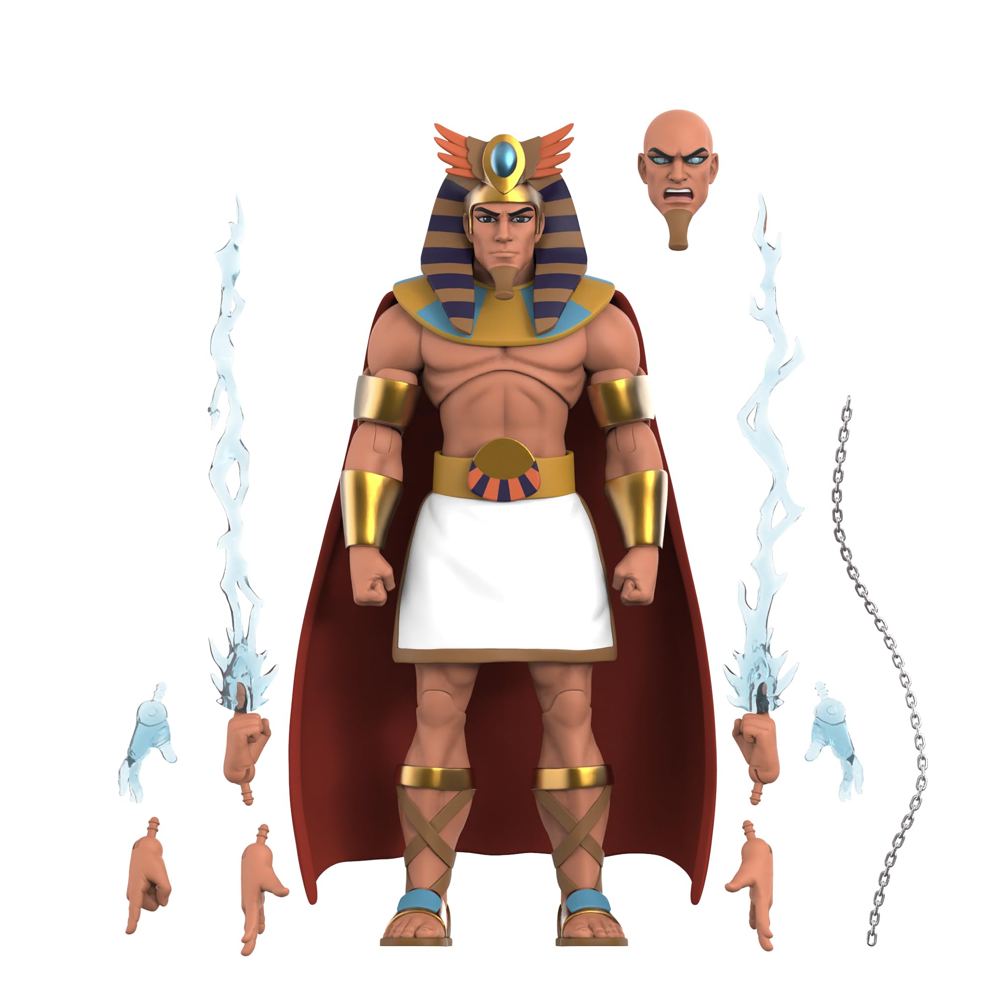 Super7 ULTIMATES! Thundercats Wizz-Ra figurka Thundercats 17,8 cm z akcesoriami - klasyczne kolekcje z kreskówek i zabawki retro