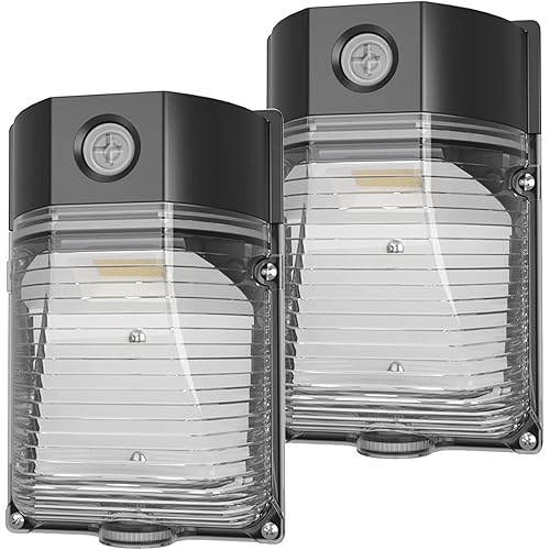 G GJIA 30W 3600LM LED Wall Pack with Dusk to Dawn Sensor Aluminum Housing AC100-277V IP65 Waterproof, Wall Pack Lights Outdoor Led Wall Lights for Porch Garden Garage Warehouse Security Flood Lighting
