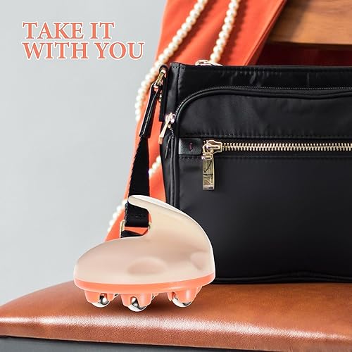 Miniatura 9 de 5 accesorios de masaje de pies, rodillo de masaje de cuello y espalda, reutilizable, fuerza magnética, cintura delgada y abdominales