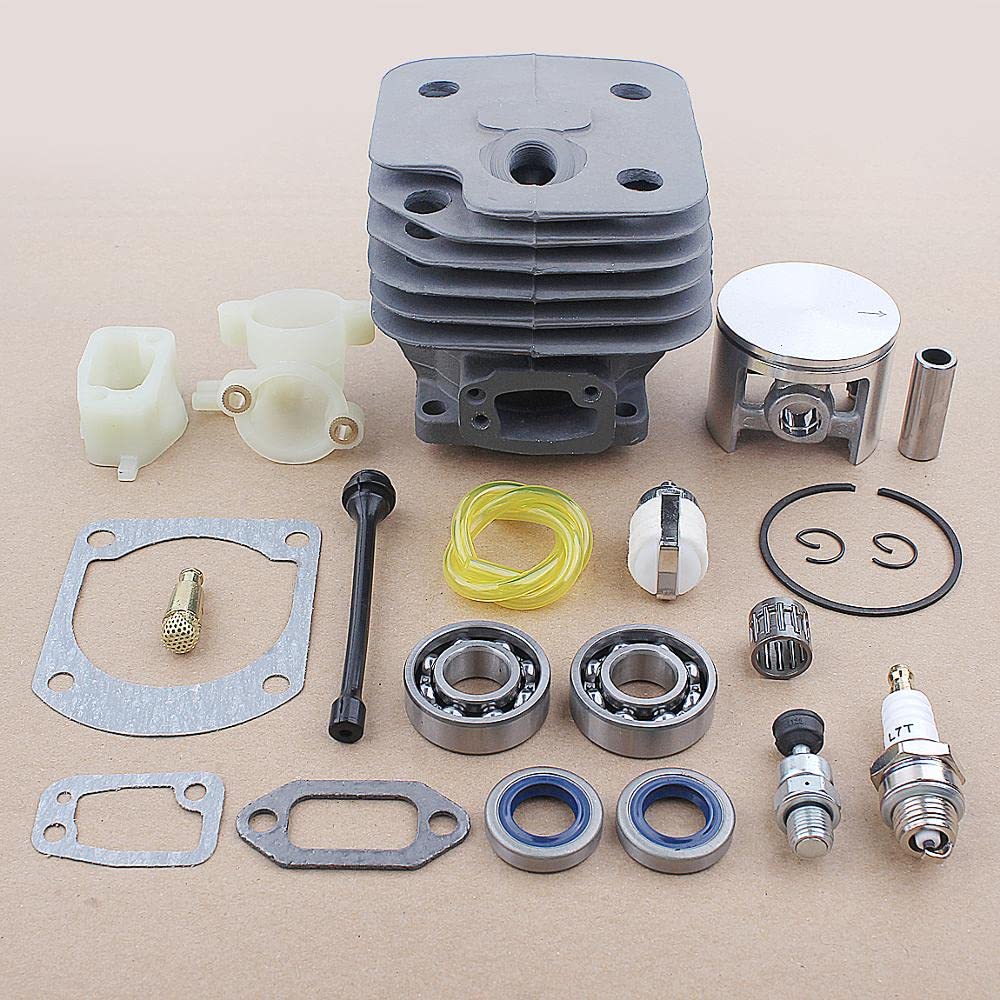 Zestaw tłoka cylindra o dużej średnicy 52 mm pasuje do piły łańcuchowej 162 266 266SE 501 68 55-71 W Zestaw cylindra Zestaw big bore do motocykla