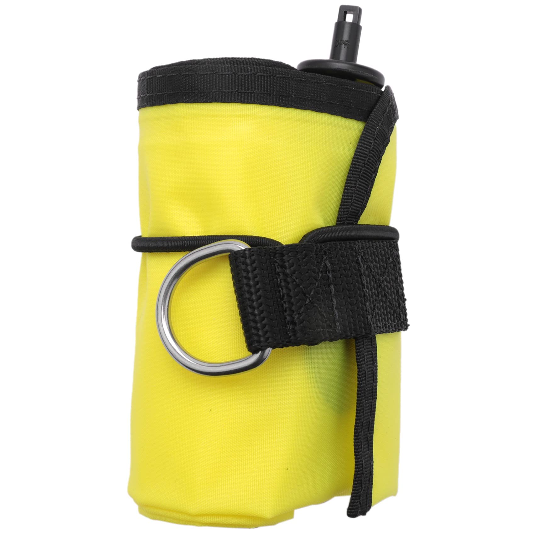 1M Scuba Diving Gonfiabile Segnale di Segnale Boa visibilità Galleggiante Tubo di Segnalazione Salsiccia, Giallo