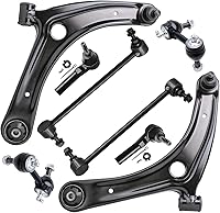 Vista 29 de Detroit Axle - Kit de suspensión frontal de 8 piezas para Dodge Journey 2009-2015, 2 brazos de control inferiores, 2 rótulas, 2 varillas