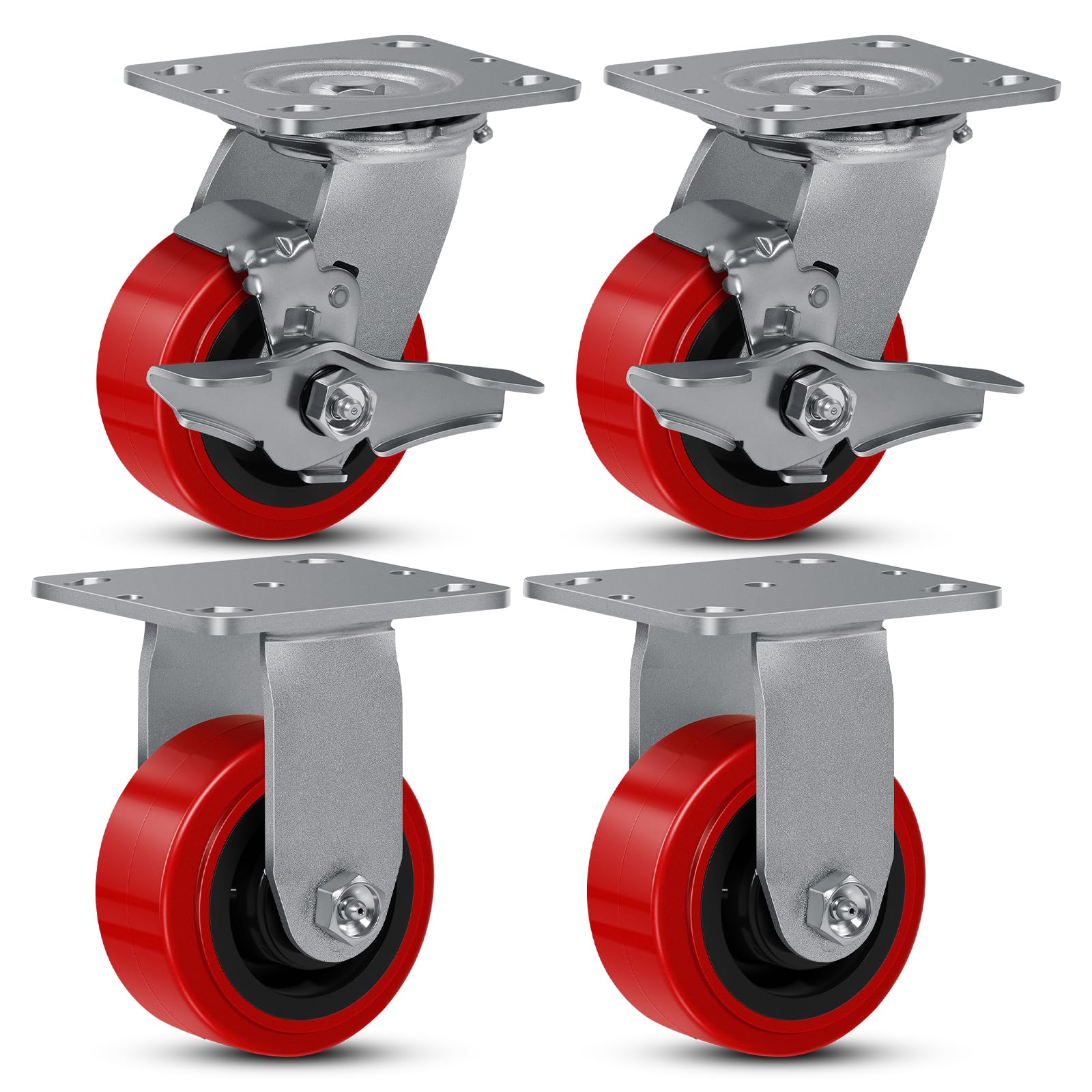 Heavy Duty Industrial Casters - 4000 lb Capacity -19 Heavy Duty Industrial Casters - 4000 lb Capacity -19