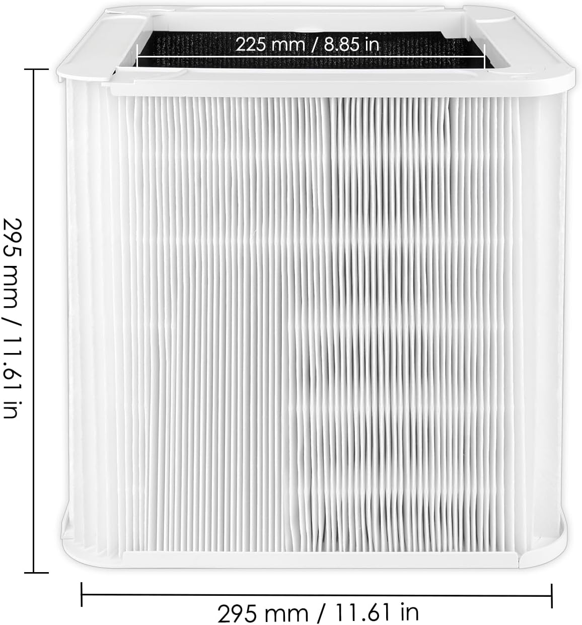 2 Pack 211+ Replacement Filters Compatible with Blue Pure 211+ Air Purifier, H13 True HEPA Filter, Activated Carbon Filters for Blue Pure 211 Air Purifier