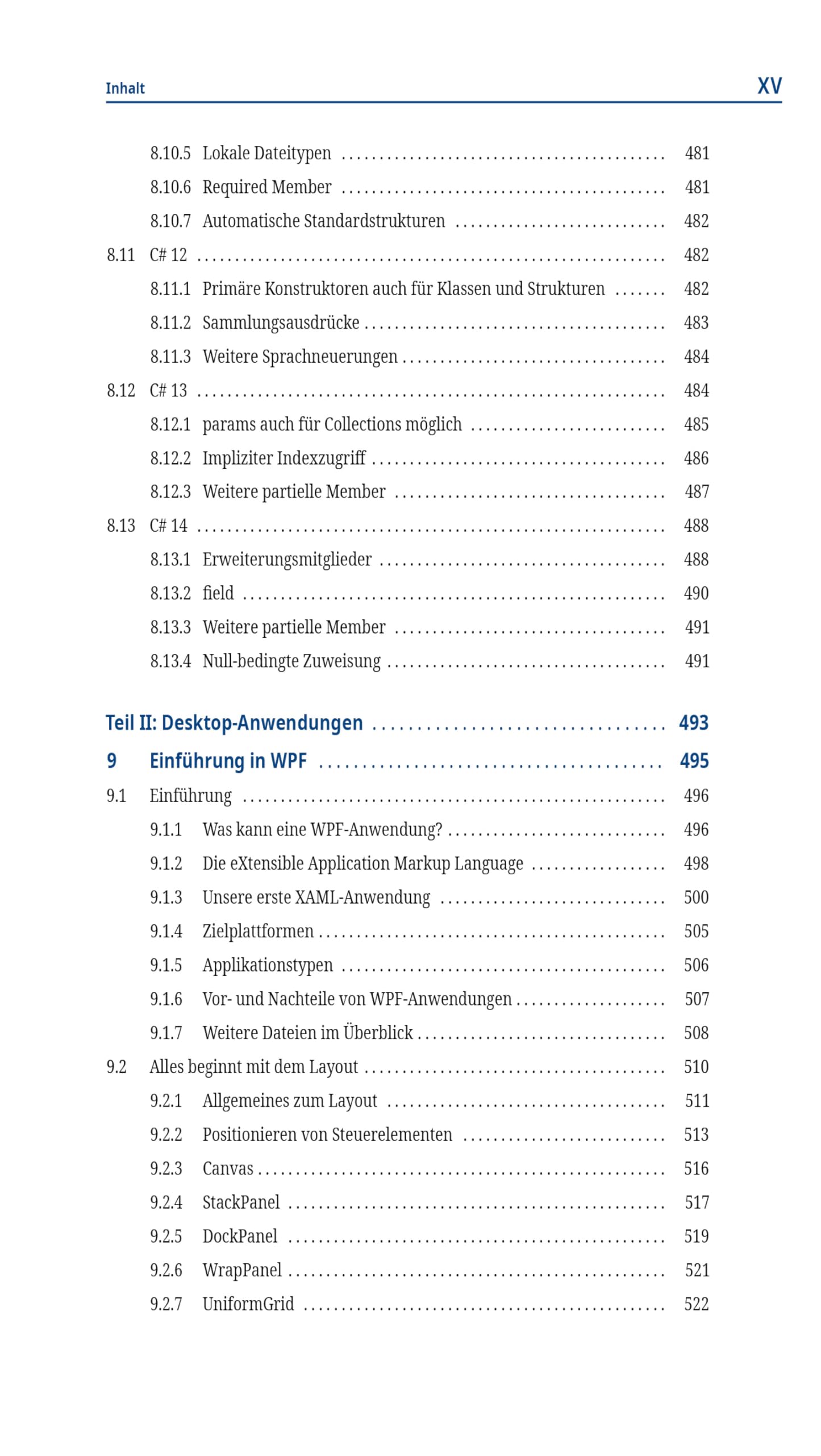 C# und .NET 10 – Grundlagen, Profiwissen und Rezepte