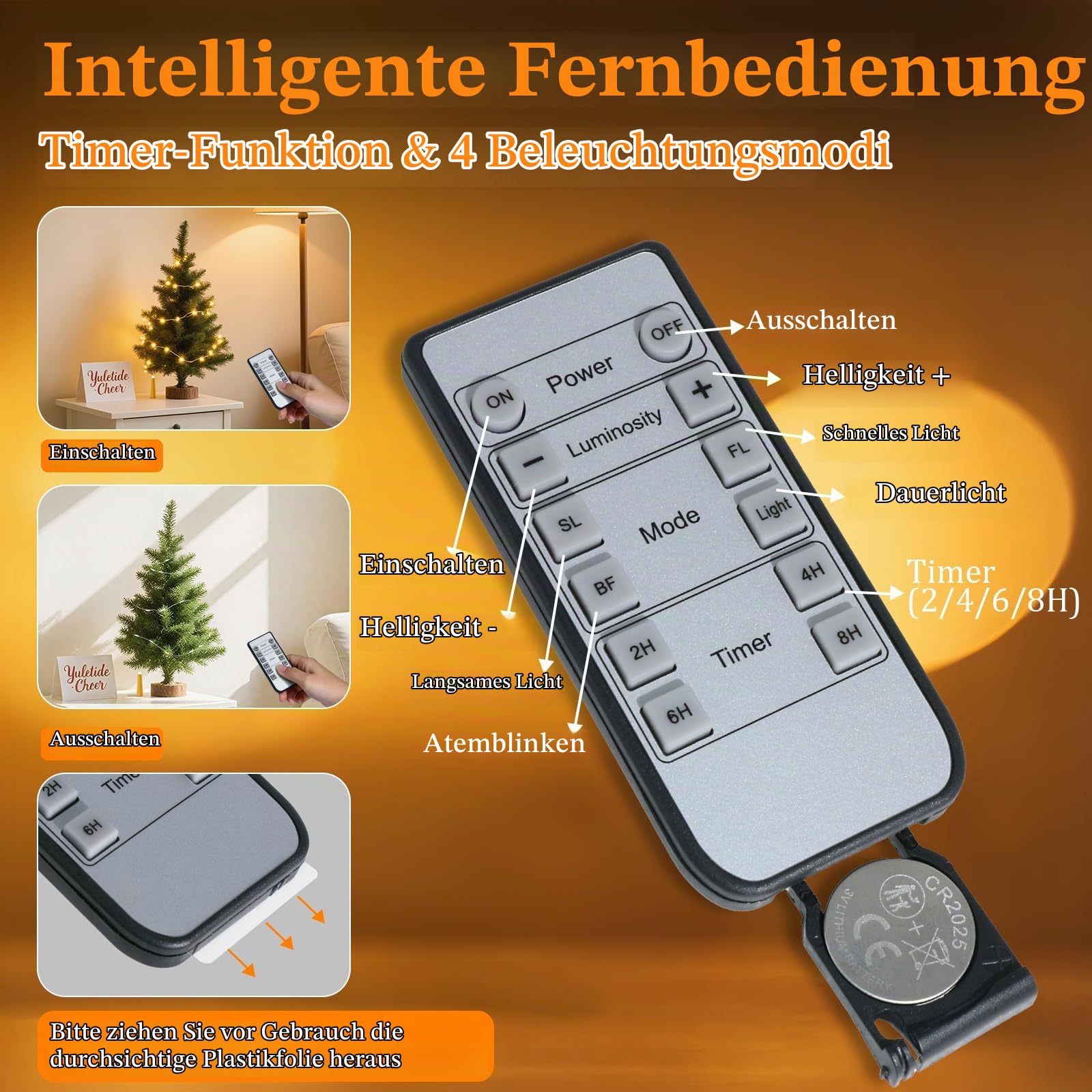 PChero LED Flaschenlicht mit Fernbedienung & Timer, USB Akku Lichterkette | 10er Flaschenlichterkette Korken, Flaschen Lichterkette, 2M 20 LEDs Flaschenlicht, Wasserdicht, für Flaschen Party DIY Deko