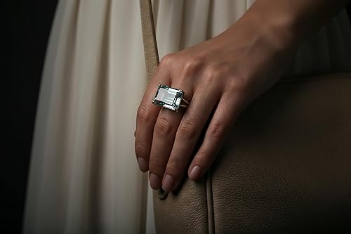 Miniatura 6 de Fashion Rings - London Blue Topaz Ring in 14k Gold Filled - Brilliant Birthstone, Topaz Handmade Jewelry - with Jewelry Box