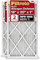 Vista 37 de Filtrete - Filtro de aire para caldera de aire acondicionado, 20 x 30 x 1 pulgadas, MERV 11, MPR 1000, defensa contra micro alérgenos, filtro