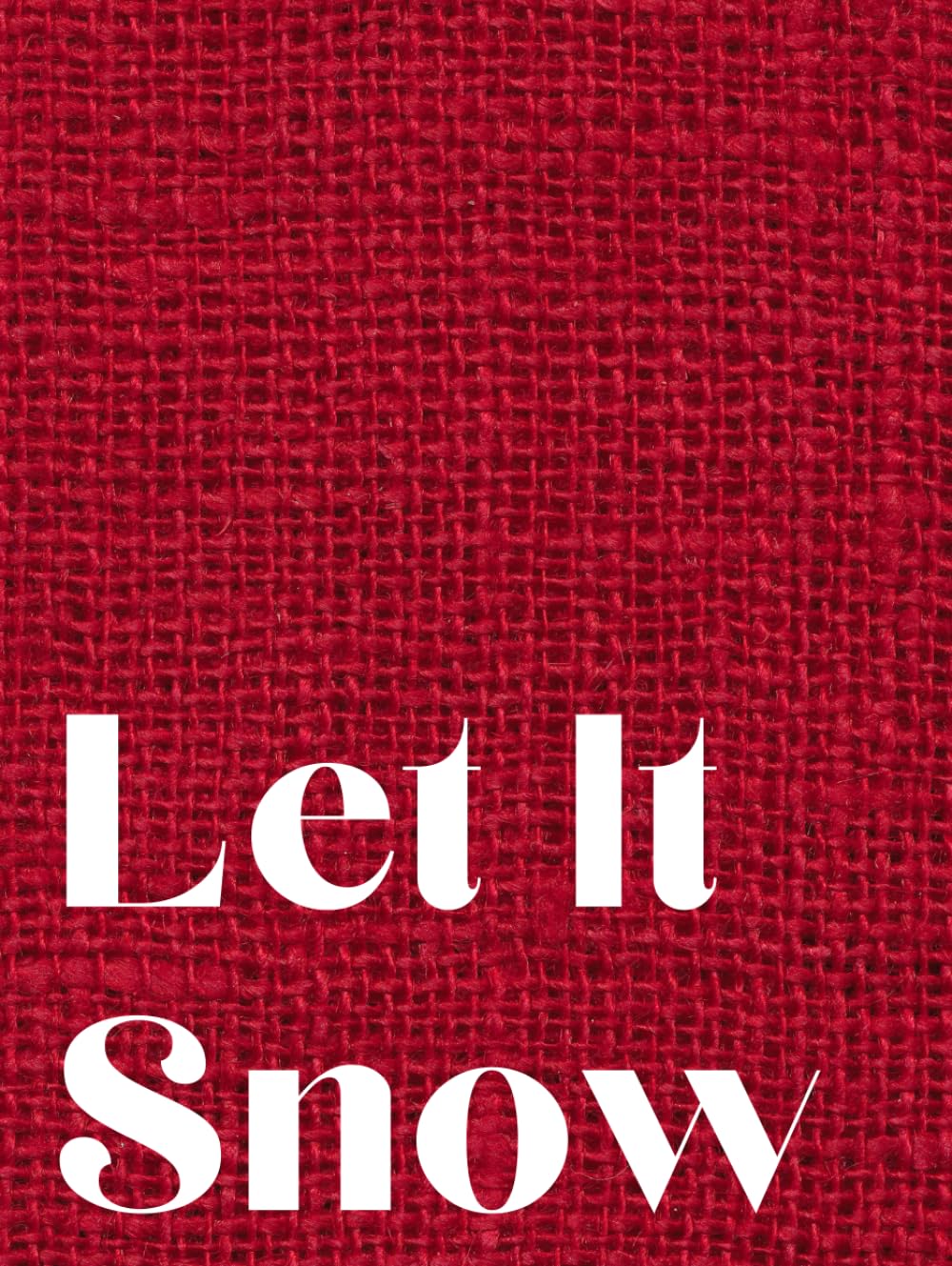 Let It Snow: Christmas Stackable Coffee Table Book