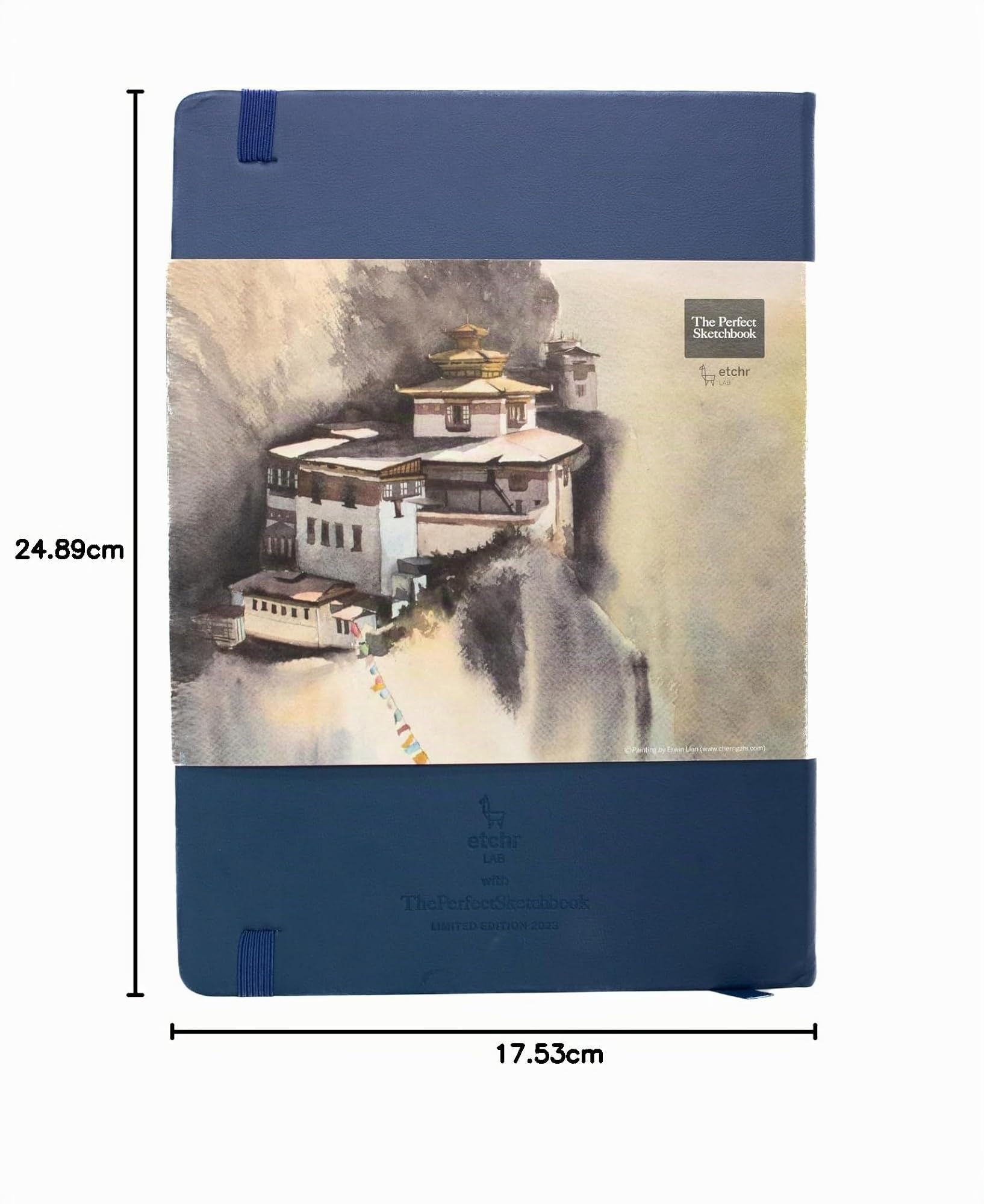 Etchr Lab - Perfect Sketchbook B5 300g 100% coton signature 44 pages grain satiné format portrait Etchr Lab
