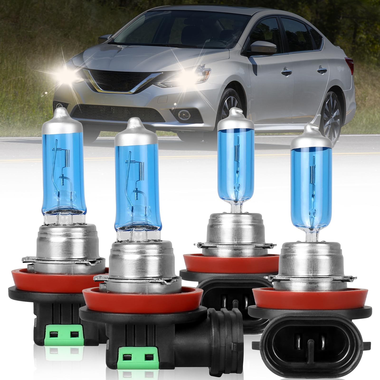 Amazon.com: NSDXCT H11 High Performance Halogen Headlight Bulb For
