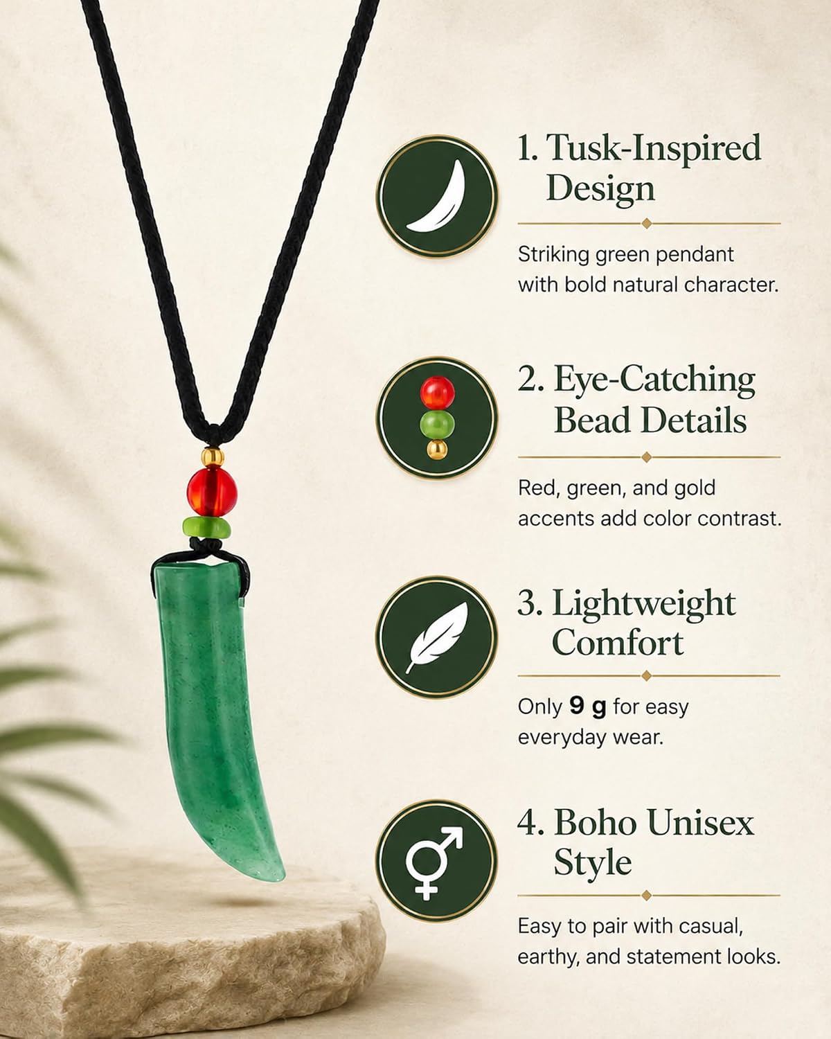 Natural Jade Cross Necklace for Men/Women Green Stone Healing Cross Pendant Necklace Christian Religious Spirit Jewelry Gift