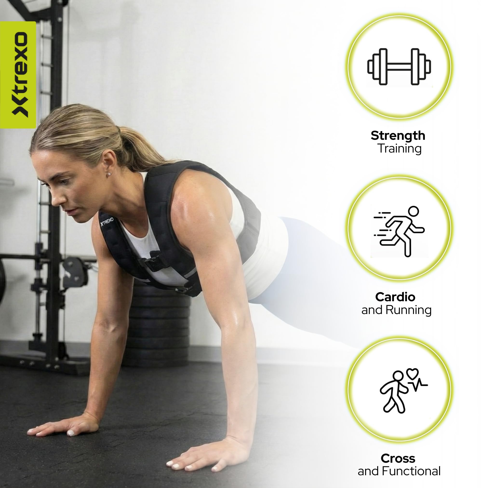 Trainingsweste mit Gewichten 5/8/10 KG