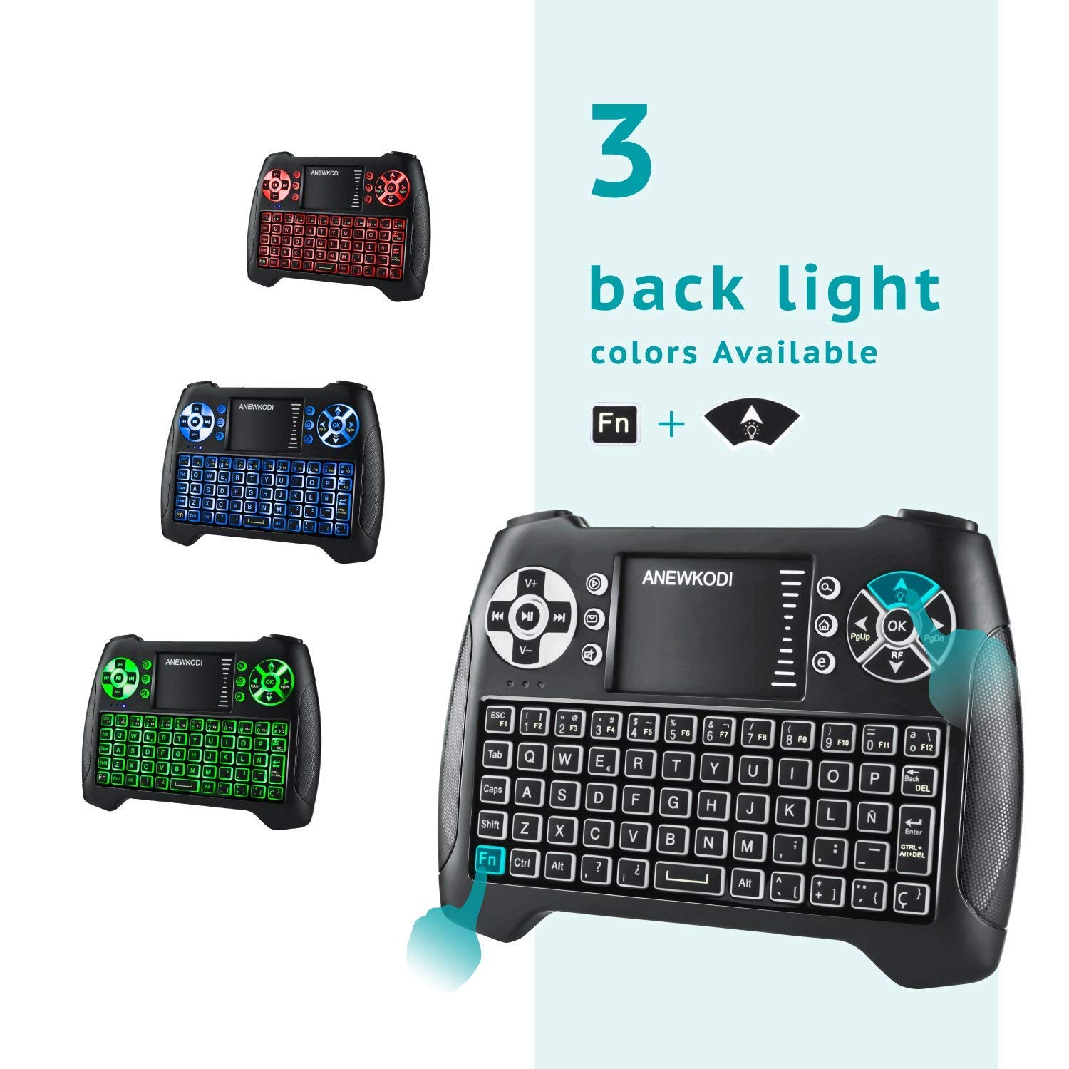 Clavier Numérique Sans Fil 18 Touches Bluetooth + 2.4G Ultra Mince MZFANG - Numpad Portable