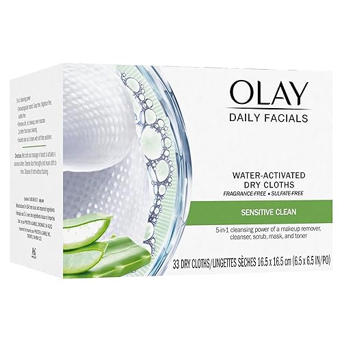 Miniatura 10 de Olay 4 en 1 Paños fragancia y jabón Facial diaria gratuita para piel sensible 33 unidades, embalaje puede variar, Fragrance & Soap Free Daily Facial