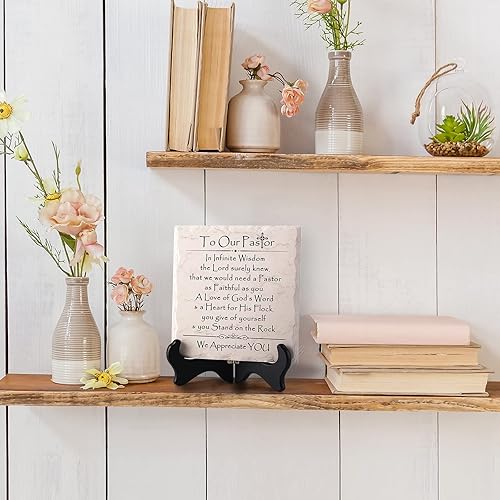 Miniatura 7 de Regalos para pastor con soporte de madera, regalos para pastor, regalos de Navidad, regalos de oración cristiana para pastor, regalos para pastor,