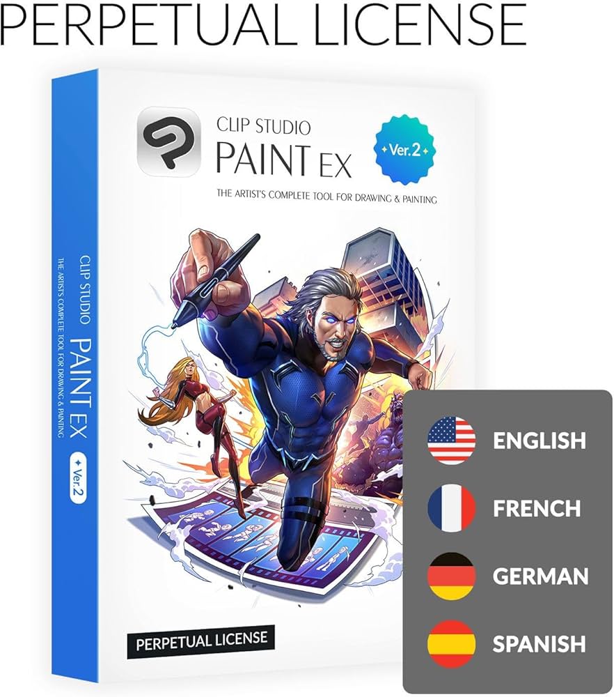 CLIP STUDIO PAINT EX - Version 2 | Perpetual License | for