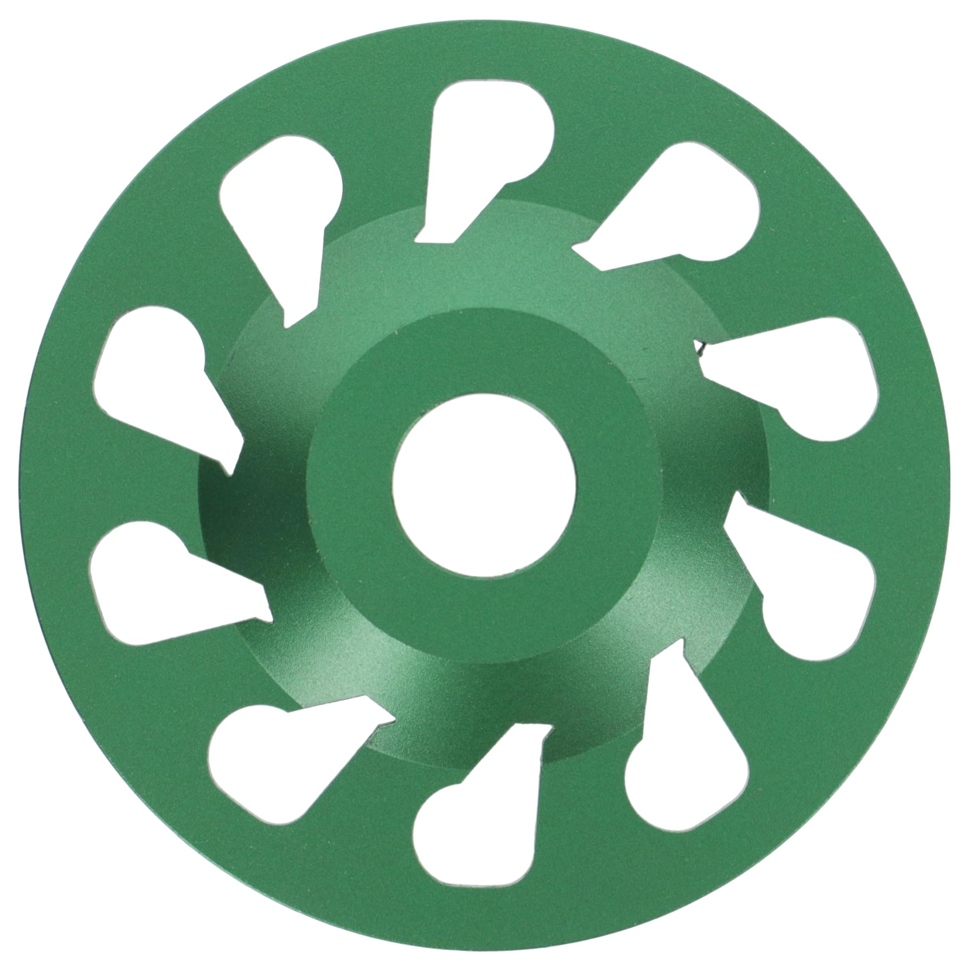 PRODIAMANT Diamant-Schleiftopf 130 mm x 25 mm grün – Universal für Beton & Estrich – Für Betonschleifer – Bohrung 25 mm – Schleifteller