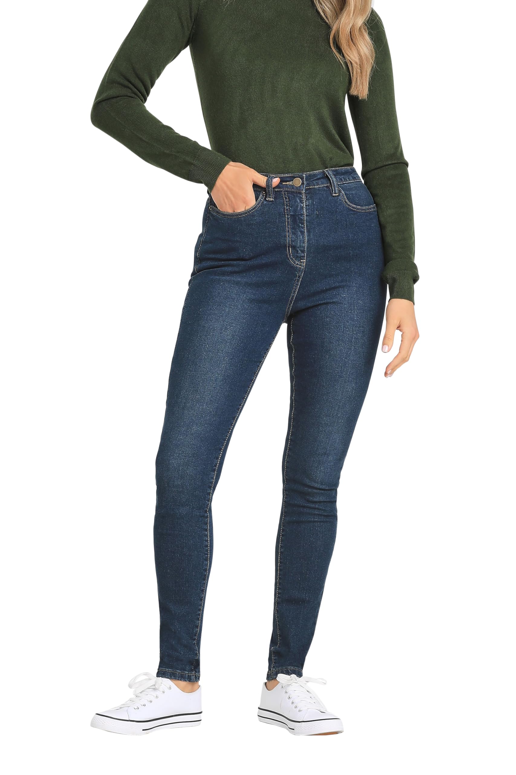 Long Tall Sally Women's Blue - Lts Tall Ava Skinny Jeans