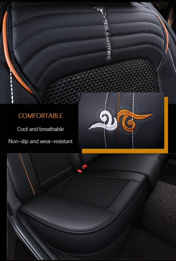 週間売れ筋 自動車アクセサリーインテリアとフロントとリアのドライバのシートカバー Puレザーカーシートプロテクター カーシートカバーユニバーサルチャイルドシートプロテクター ブラウン Luxury Marcielyons Com