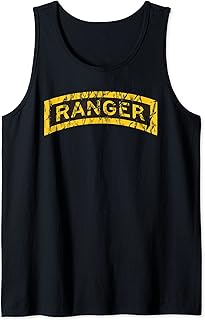 US Army Ranger Tab - Airborne Ranger - RLTW - Distressed Tank Top