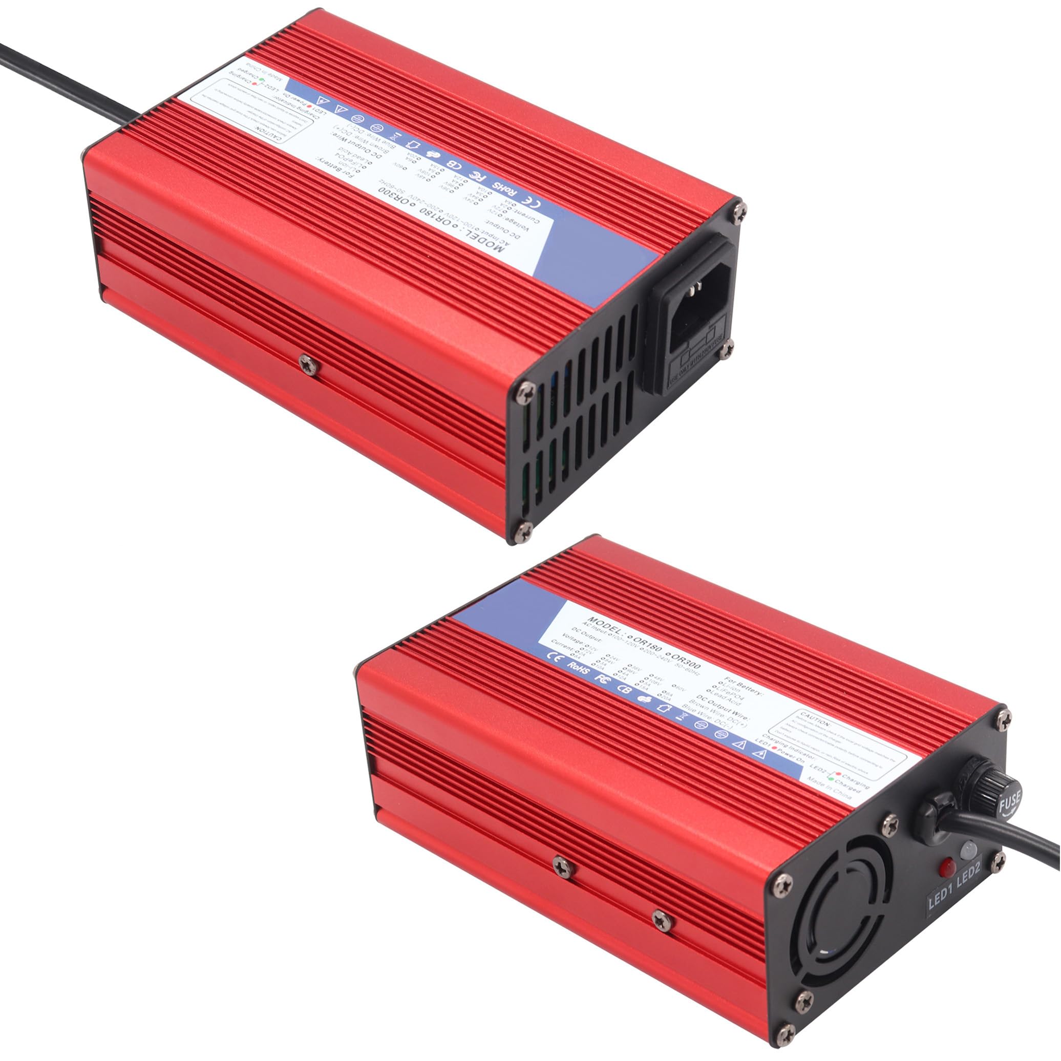 Chargeur de Batterie au Plomb 36V, 5a/6a/8a, pour voiturette de Golf, Chargeur Intelligent avec Charge de Maintien